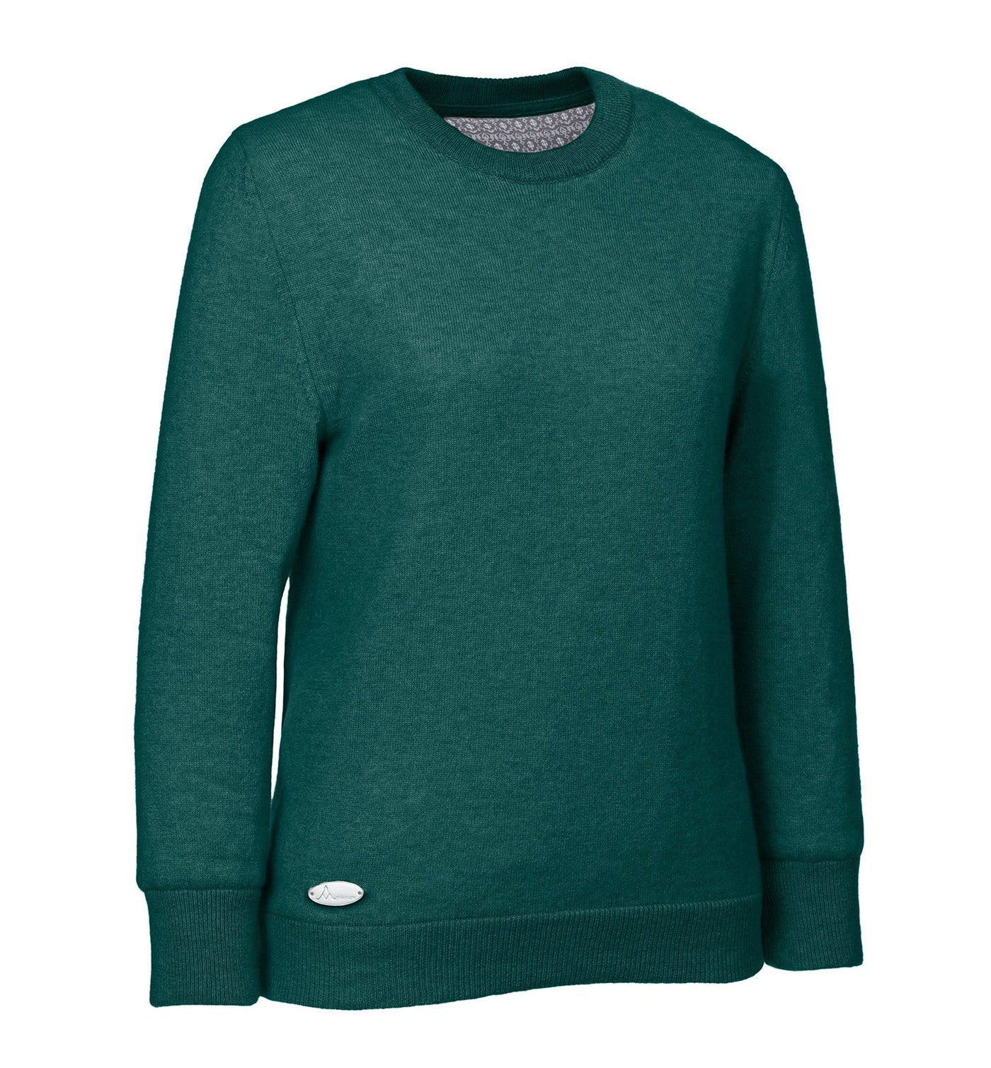 Viktorias Athleisure Kaschmirpullover mit Rundhalsausschnitt für Damen und Herren - High-Tech-Innenfutter in der Farbe Wood. Klima-aktiv: Ideal zum Golfen, Segeln, Reiten, Wandern und Radfahren. Luxuriöser Komfort für den aktiven Freizeitbereich. Ein Must-Have-Pullover für aktive Lebensstile - immer perfekt gekleidet.